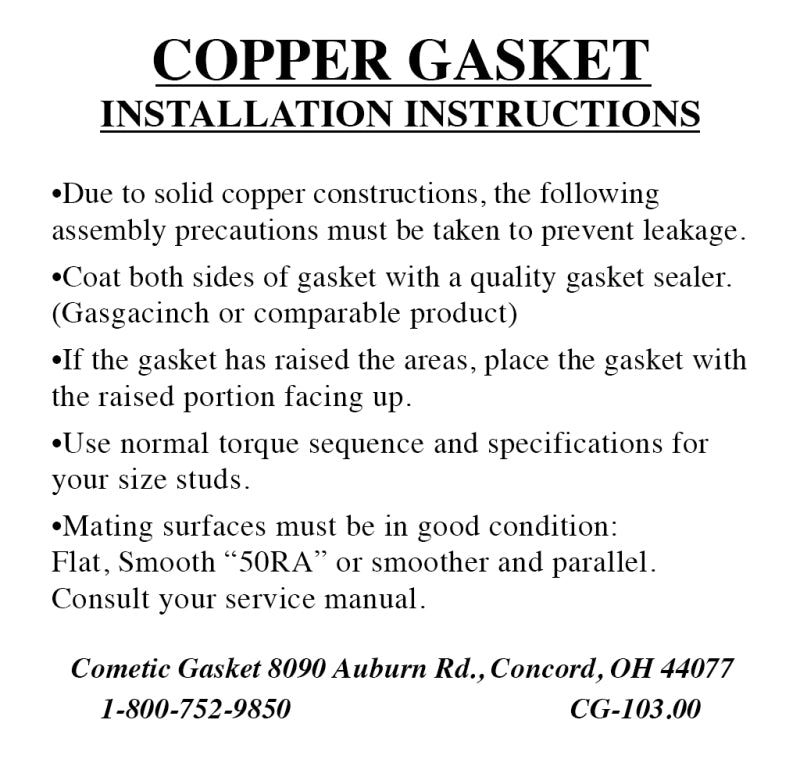 Cometic Gasket Cometic 93-97 Kawasaki KLX650 103mm Bore Top End Gasket Kit