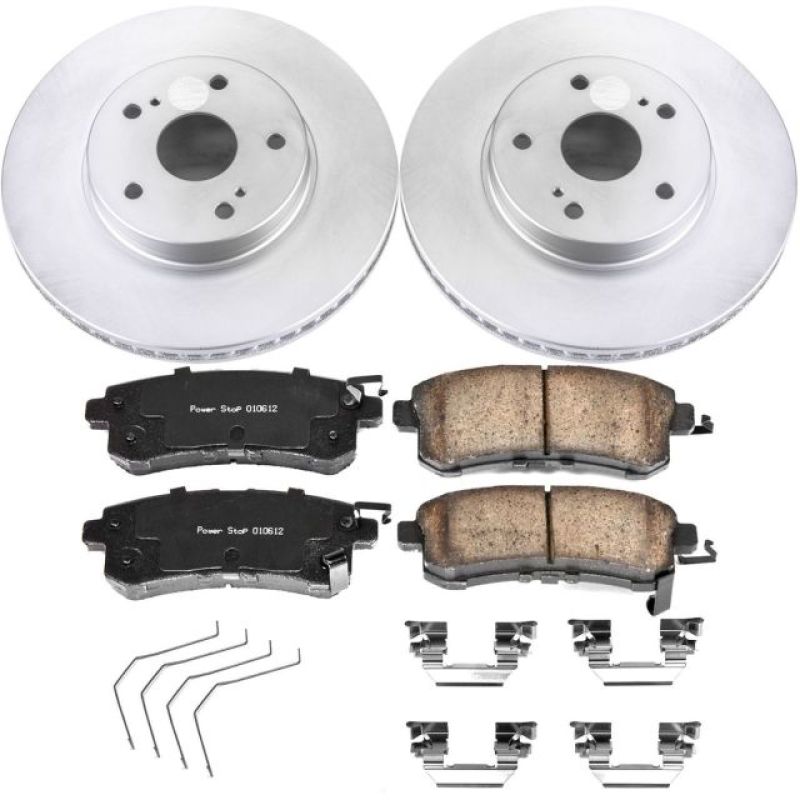 PowerStop Power Stop 15-18 Subaru Legacy Front Z17 Evolution Geomet Coated Brake Kit