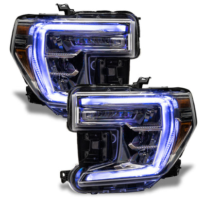 ORACLE Lighting Oracle 19-21 GMC Sierra 1500 RGB+W Headlight DRL Upgrade Kit - ColorSHIFT 2