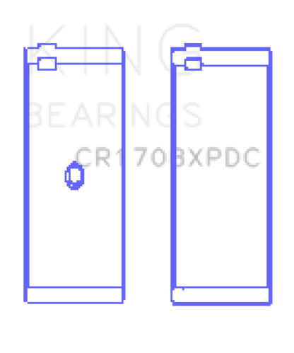 King Engine Bearings Chevrolet Custom Coated Performance Rod Bearing Single