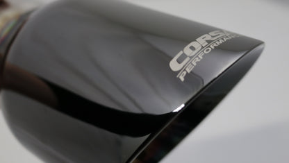 CORSA Performance Corsa 2009-2019 Single Universal 3.0in Inlet / 4.5in Outlet Black PVD Pro-Series Tip Kit