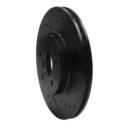 R1 Concepts R1 01-08 Ford Mondeo (Mexico) Front Right Drilled & Slotted Black Brake Rotor
