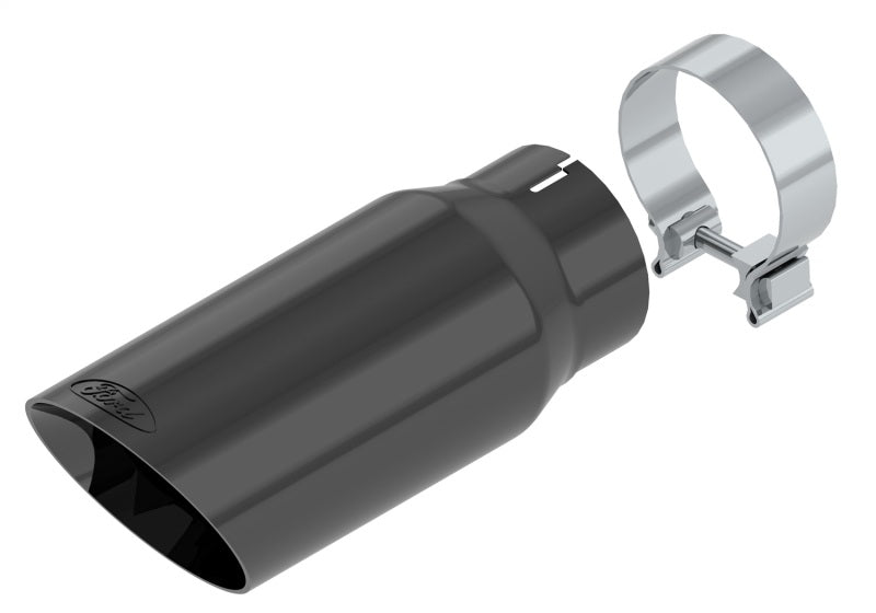Ford Racing 17-22 Super Duty Exhaust Tip - Black Chrome