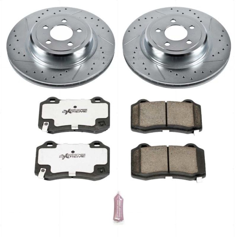 PowerStop Power Stop 08-23 Dodge Challenger Rear Z26 Street Warrior Brake Kit