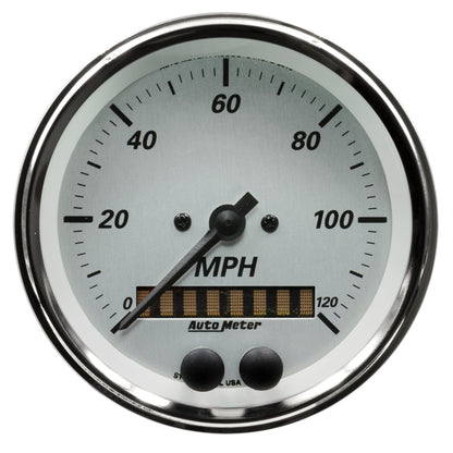 AutoMeter American Platinum Series 0-120MPH 3-3/8in. GPS Speedometer Gauge