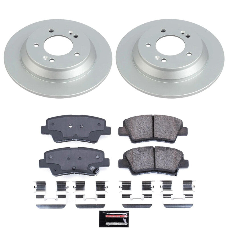 PowerStop Power Stop 22-23 Hyundai Kona Rear Z17 Coated Brake Kit