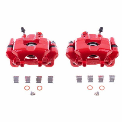 PowerStop Power Stop 05-10 Scion tC Rear Red Calipers w/Brackets - Pair