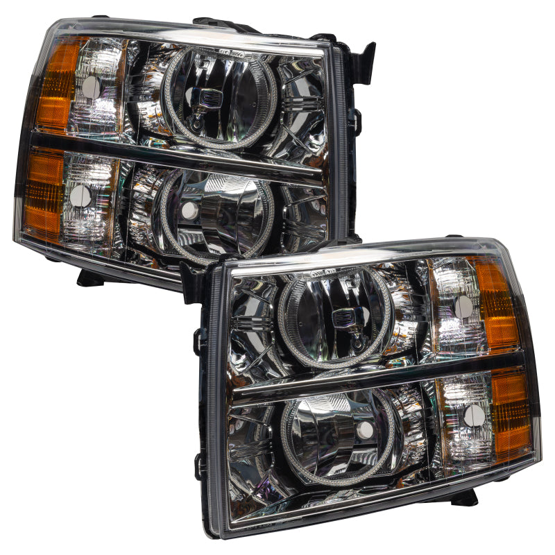 ORACLE Lighting Oracle 07-13 Chevrolet Silverado SMD HL - Round Style - ColorSHIFT w/ Simple Controller