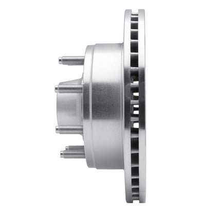 R1 Concepts R1 80-85 Ford E-250 Econoline Front Left Drilled & Slotted Silver Brake Rotor