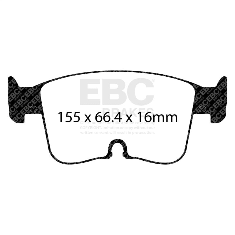 EBC 2022+ Audi A3 2.0T (40) Yellowstuff Front Brake Pads