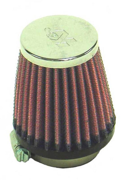 K&N Engineering K&N Universal Chrome Filter 1 9/16 inch FLG / 2 5/8 inch Bottom / 2 inch Top / 3 inch Height