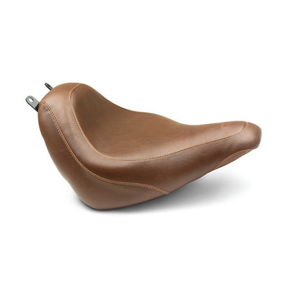 Mustang Motorcycle Mustang 18-21 Harley Heritage Classic, Deluxe Wide Tripper Solo Seat - Brown
