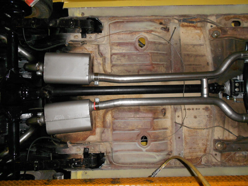Flowmaster 68-74 Chevrolet Nova 2.5in. SS American Thunder Crossmember-Back Exhaust System
