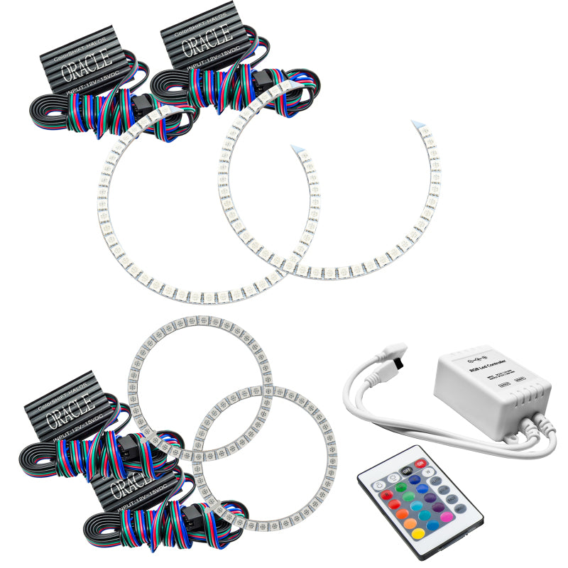 ORACLE Lighting Oracle Mercedes Benz C-Class 08-11 Halo Kit - ColorSHIFT w/ Simple Controller