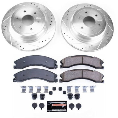 PowerStop Power Stop 16-18 Nissan Titan XD Rear Z23 Evolution Sport Brake Kit