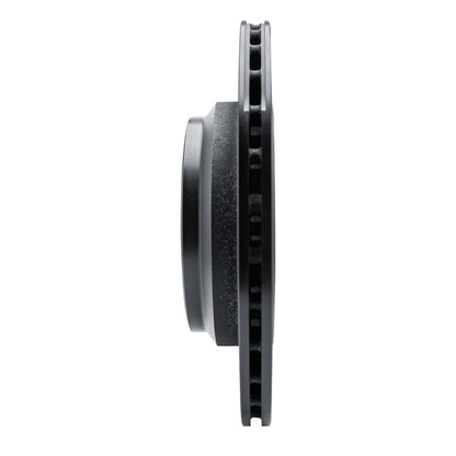 R1 Concepts R1 14-16 Maserati Ghibli Rear Right Drilled & Slotted Black Brake Rotor