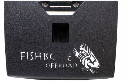 Fishbone Offroad 2In Receiver Hitch Mounted Step - Black Powdercoat Steel