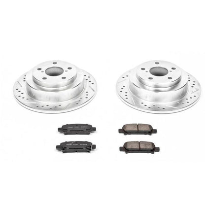 PowerStop Power Stop 98-03 Subaru Forester Rear Z23 Evolution Sport Brake Kit