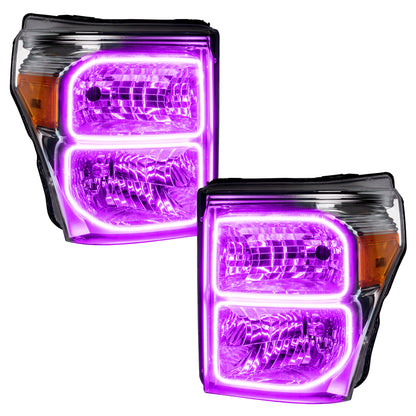 ORACLE Lighting Oracle 11-16 Ford F250/350 LED HL - ColorSHIFT w/o Controller