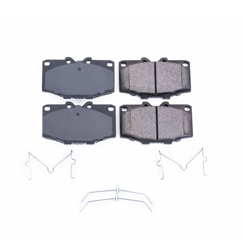 PowerStop Power Stop 87-88 Toyota 4Runner Front Z17 Evolution Ceramic Brake Pads w/Hardware