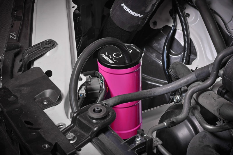 Perrin Performance PERRIN 02-26 Subaru WRX / 04-21 STI / 13-26 BRZ/GR86/FRS/86 Coolant Overflow Tank - Hyper Pink