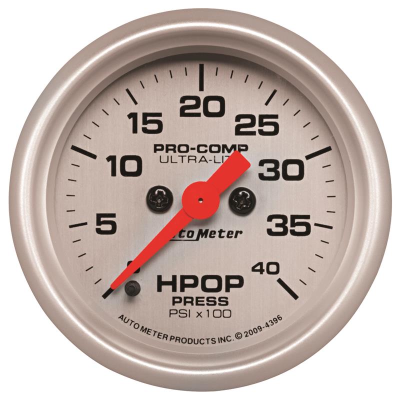 Autometer Ultra-Lite 2 1/16in Electrical 0-4000 PSI High Press Oil Pressure Gauge 94-07 Ford 7.3L