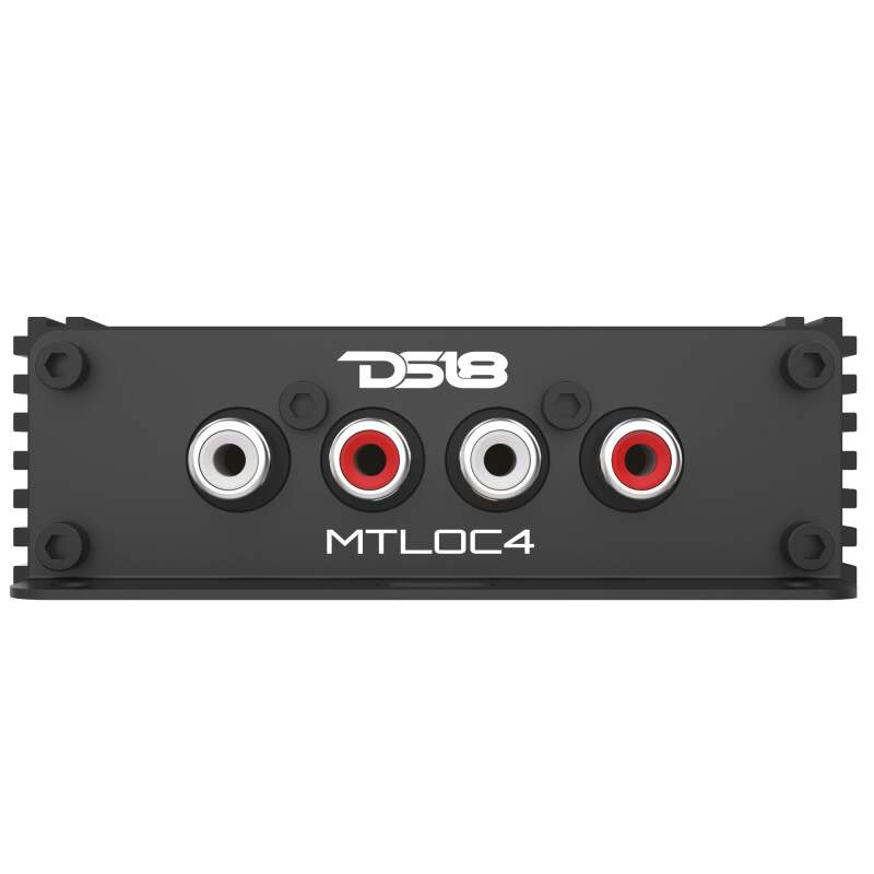 DS18 4-Chnl Speaker Emulator Remote Out Level Matching Controls LED Clip Indicator Hi/Low Converters