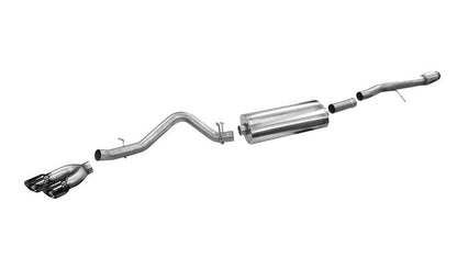 CORSA Performance Corsa 2014-19 Sierra/Silverado 1500 Crew/Dbl / Short/Std. Bed 6.2L V8 Black Sport Single SideCB Exht
