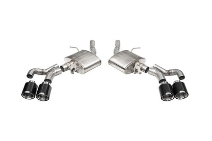 CORSA Performance Corsa 22-25 Cadillac CT5-V Blackwing 3in Axle-Back - Act. Exh. - Dual Rear Exit - Twin 4.5inCF Tips