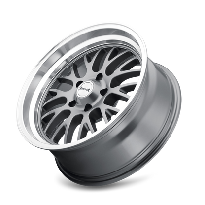 Ridler Wheels Ridler 607 20x10 / 5x127 BP / 0mm Offset / 83.82mm Hub Gloss Grey Machined Wheel
