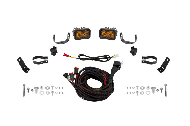 Diode Dynamics Stage Series 2 In Roll Bar Chase Light Kit SSC2 Sport - Yellow (Pair)