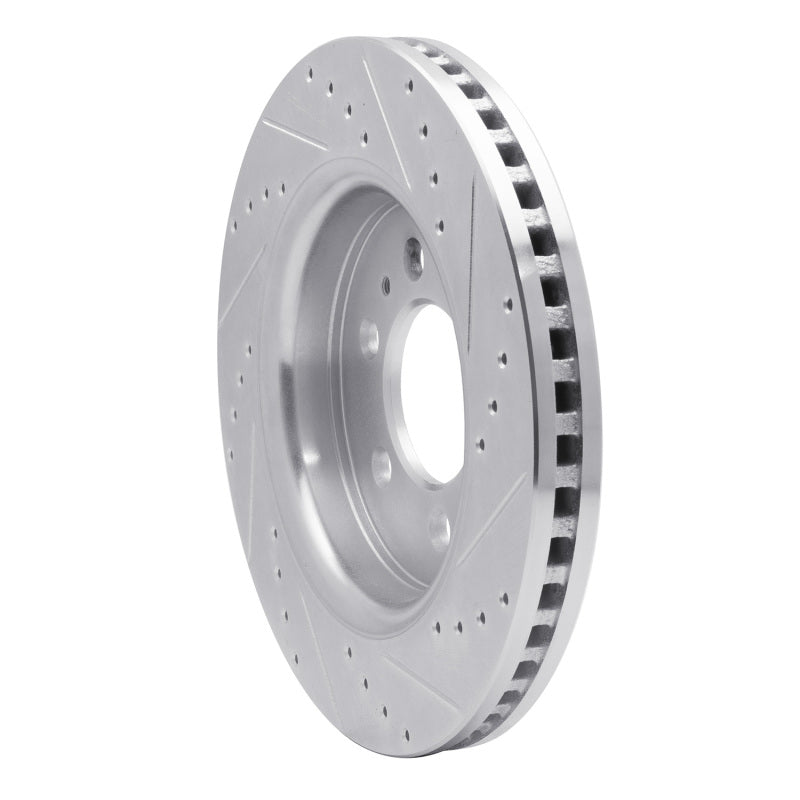 DFC 07-21 Ford F-150 4WD Front Left Drilled & Slotted Silver Brake Rotor