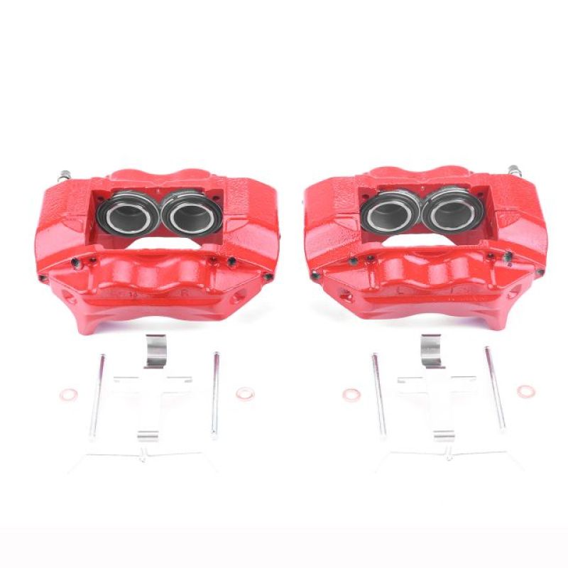 PowerStop Power Stop 96-02 Toyota 4Runner Front Red Calipers w/o Brackets - Pair