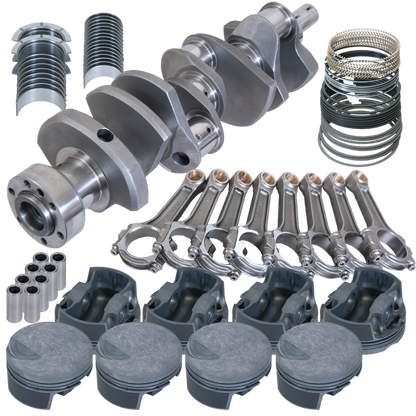 Eagle Chevy 454 1Pc 4.250in Crank 6.385in I-Beam Rod -3cc Flat Top 4.320in Pistons Rotating Assembly