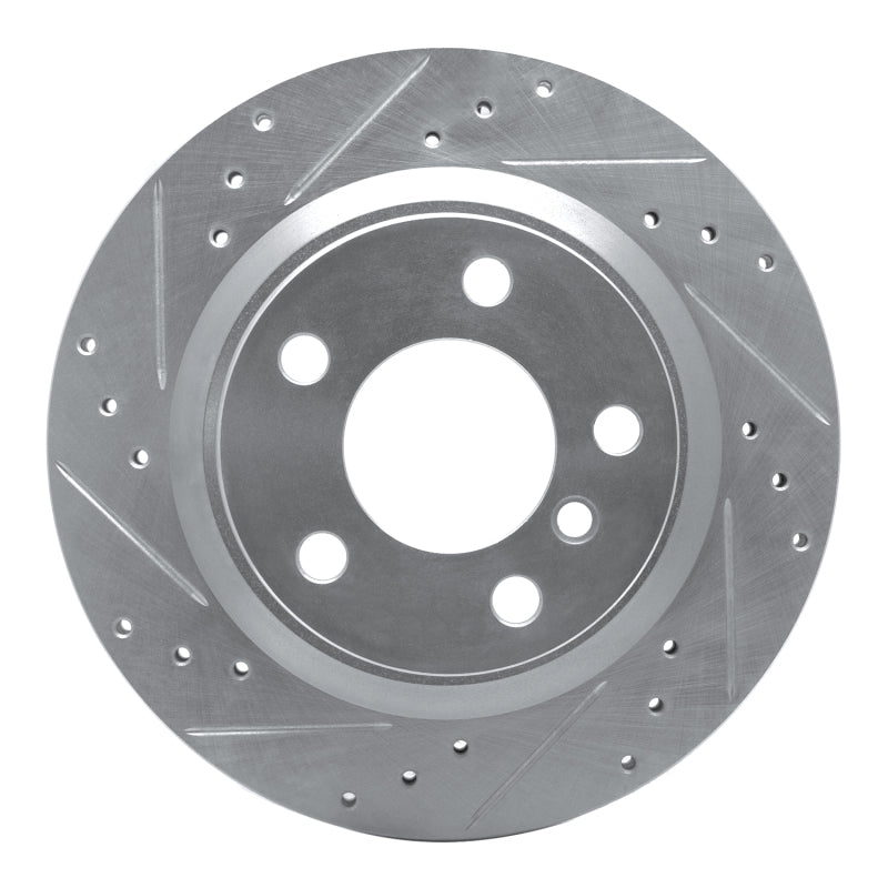 R1 Concepts R1 06-21 BMW 220i (Mexico) Rear Left Drilled & Slotted Silver Brake Rotor