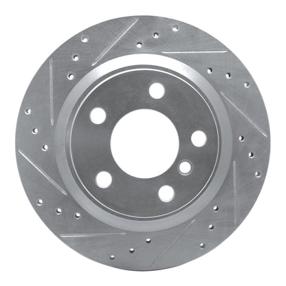 R1 Concepts R1 06-21 BMW 220i (Mexico) Rear Left Drilled & Slotted Silver Brake Rotor