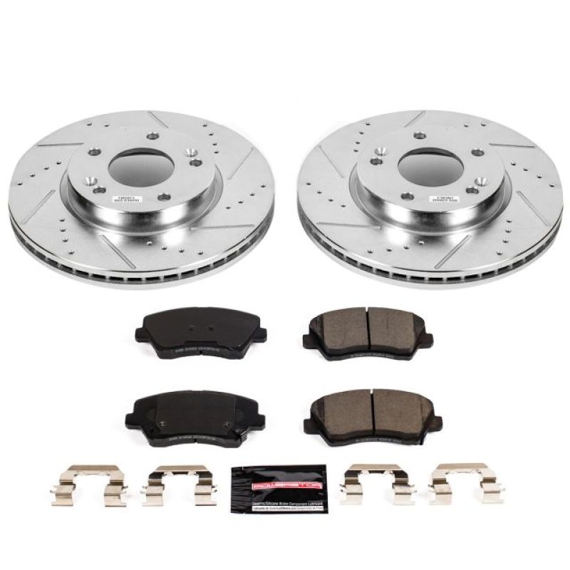 PowerStop Power Stop 16-17 Hyundai Veloster Front Z23 Evolution Sport Brake Kit