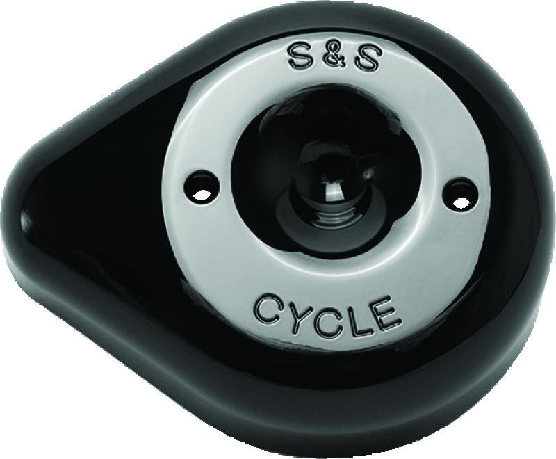 S&S Cycle Stealth Applications Teardrop Air Cleaner Cover - Gloss Black