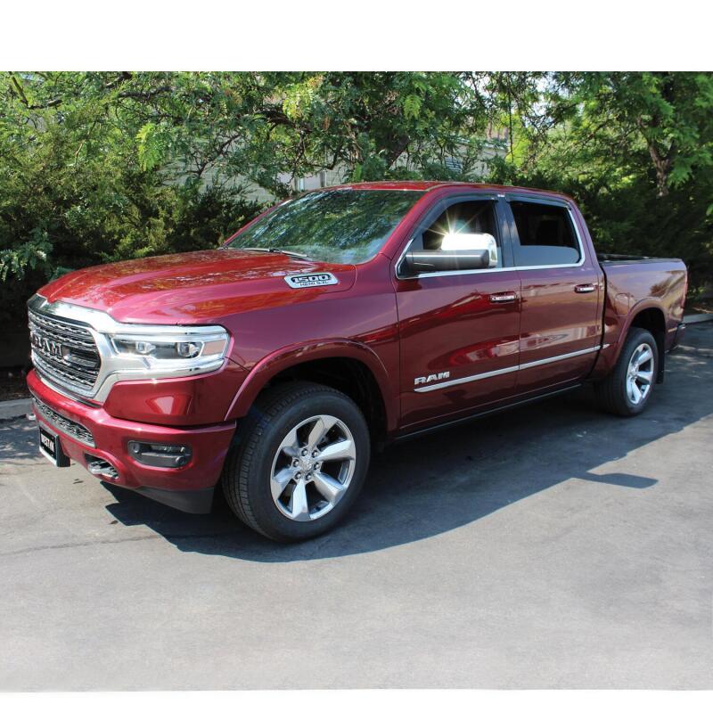 Westin 2019 RAM 1500 Crew Cab (Non Classic) Slim Wind Deflector 4pc - Smoke