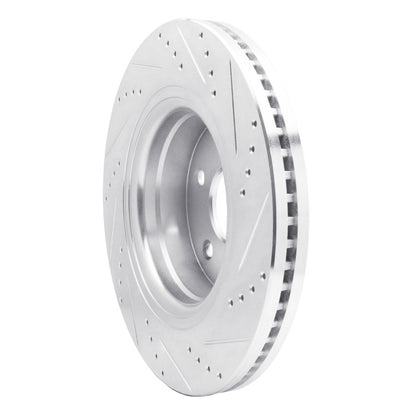 R1 Concepts R1 04-06 Dodge Ram 1500 Pickup Front Left Drilled & Slotted Silver Brake Rotor