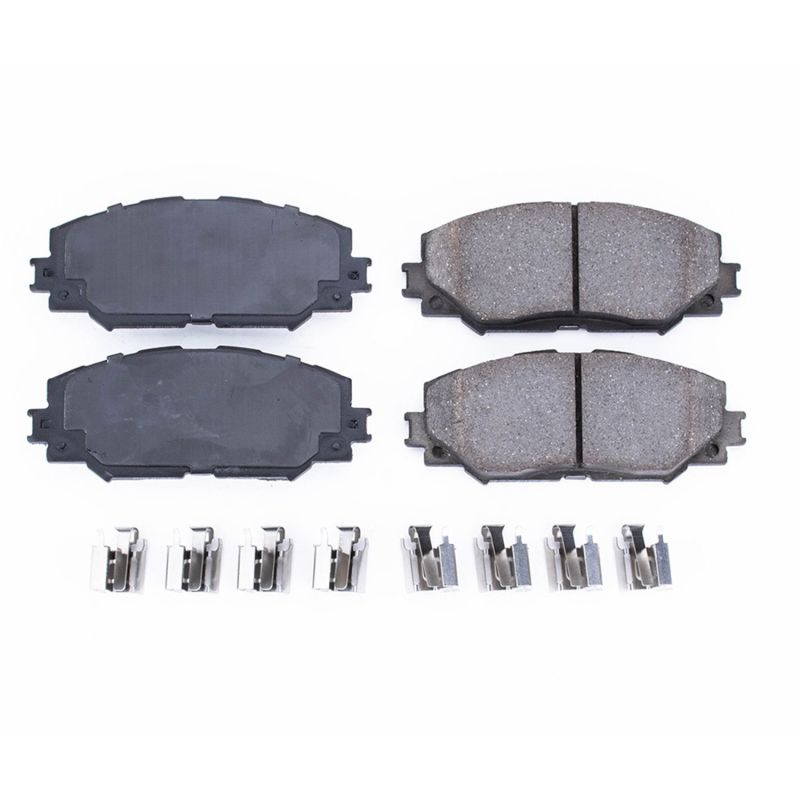 PowerStop Power Stop 10-12 Lexus HS250h Front Z17 Evolution Ceramic Brake Pads w/Hardware