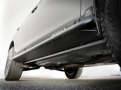 aFe POWER 15-19 Subaru Outback H4 2.5L / H6 3.6L Terra Guard Trail Slider Steps - Black