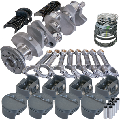 Eagle Chevy 350 3.500in Crank 6.000in I-Beam Rods -5cc Flat Top 4.060in Pistons Rotating Assembly