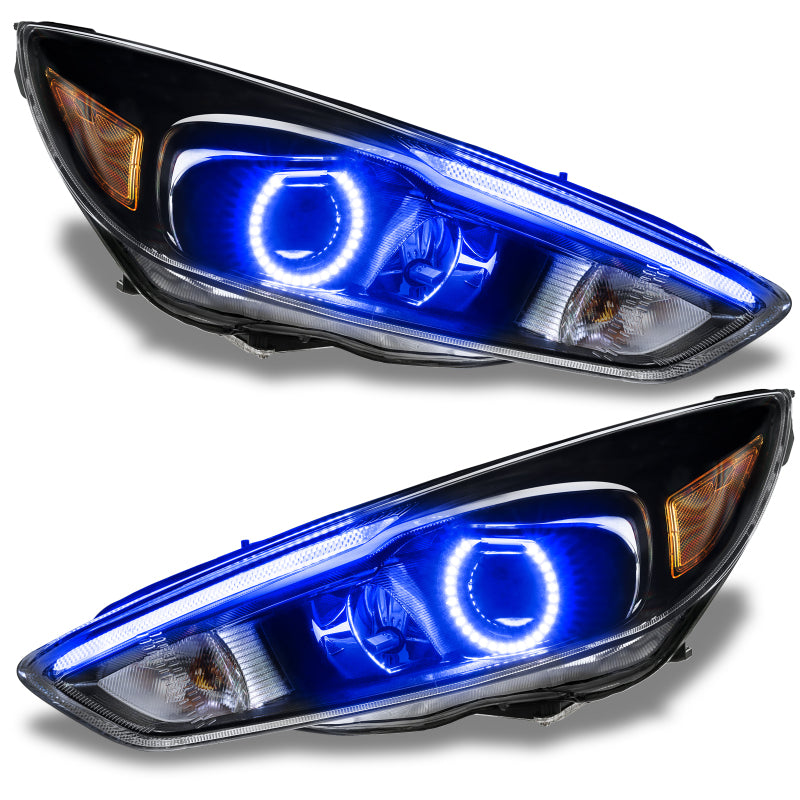ORACLE Lighting Oracle 15-17 Ford Focus RS/ST DRL Upgrade w/ Halo Kit - ColorSHIFT w/ BC1 Controller