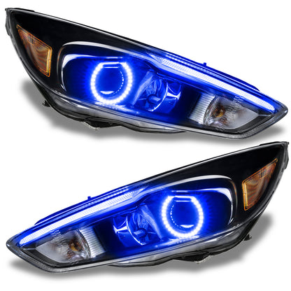 ORACLE Lighting Oracle 15-17 Ford Focus RS/ST DRL Upgrade w/ Halo Kit - ColorSHIFT w/ BC1 Controller