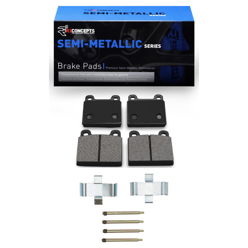 R1 Concepts R1 70-72 Mercedes-Benz 280SEL Front Semi Met Pads & Hardware Kit