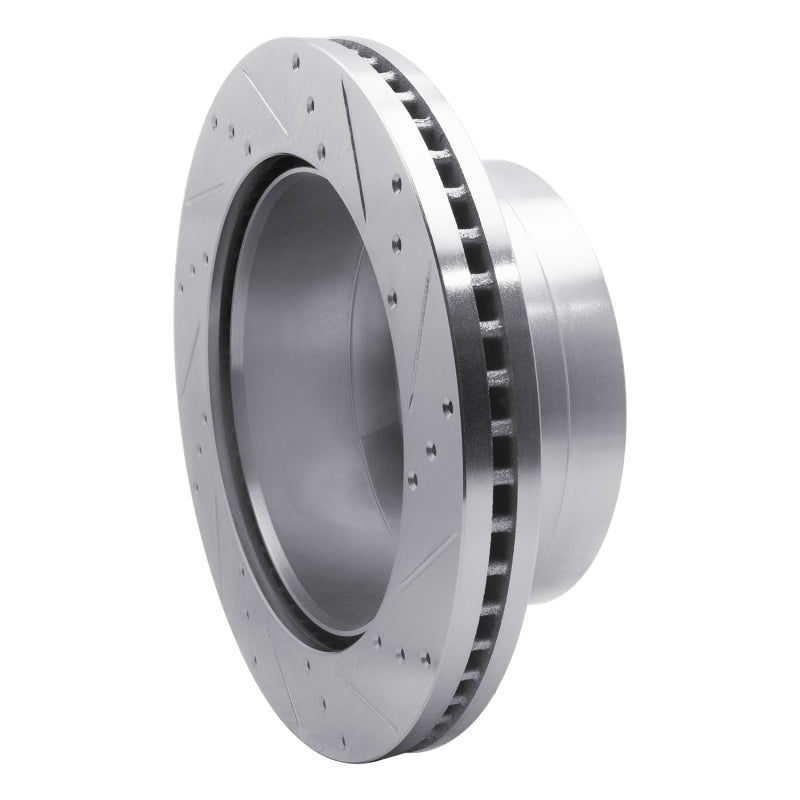 R1 Concepts R1 11-22 Ford F-250 2WD (Super Duty) Rear Left Drilled & Slotted Silver Brake Rotor
