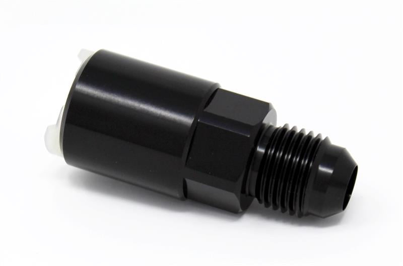 Torque Solution Push-On Quick Disconnect Adapter Fitting: 3/8IN SAE to -8AN Male Flare