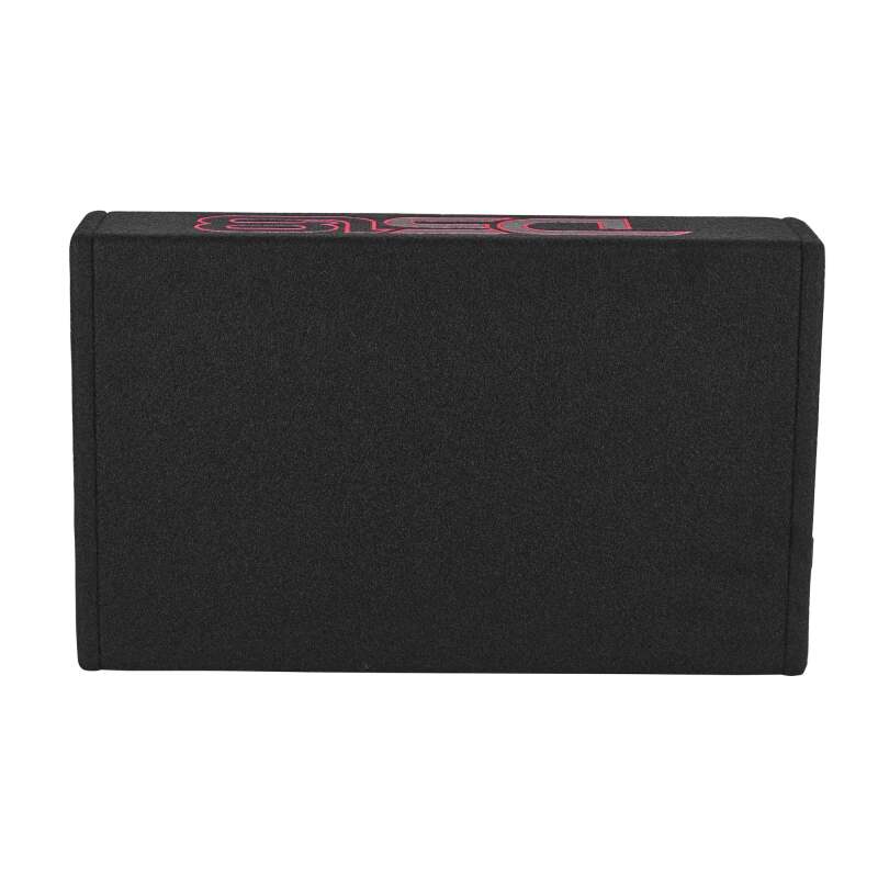 DS18 Single 10in Shallow Enclosure w/ Subwoofer 350 Watts RMS Sealed Black Carpet