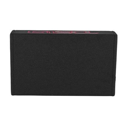 DS18 Single 10in Shallow Enclosure w/ Subwoofer 350 Watts RMS Sealed Black Carpet